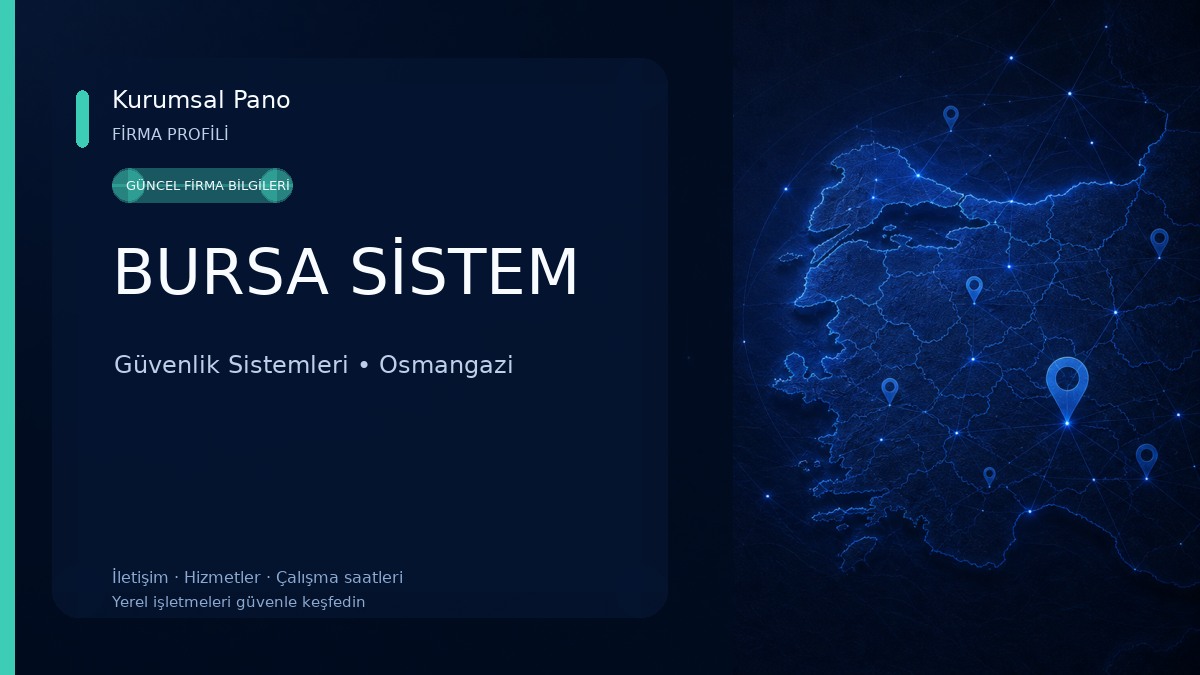 BURSA SİSTEM Güvenlik Sistemleri