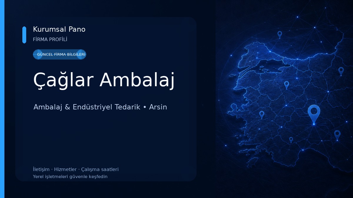 Çağlar Ambalaj Ambalaj & Endüstriyel Tedarik