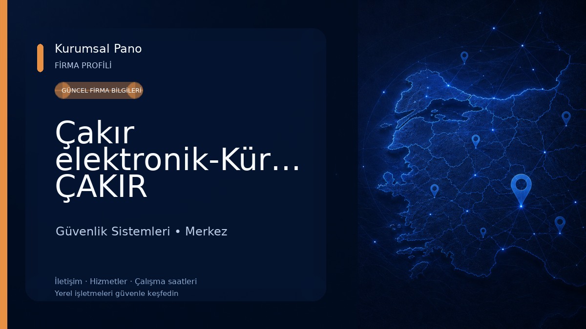 Çakır elektronik-Kürşat ÇAKIR