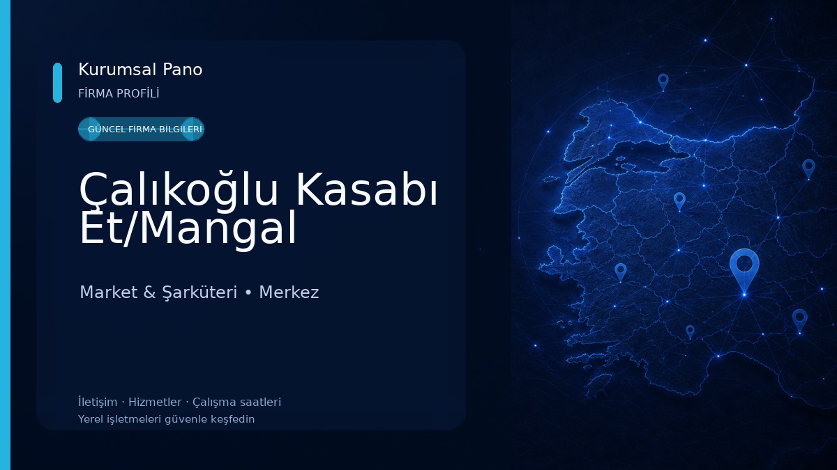 Çalıkoğlu Kasabı Et/Mangal Market & Şarküteri