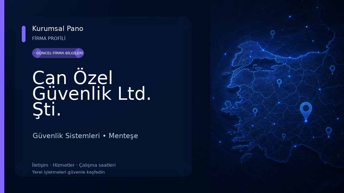 Can Özel Güvenlik Ltd. Şti.