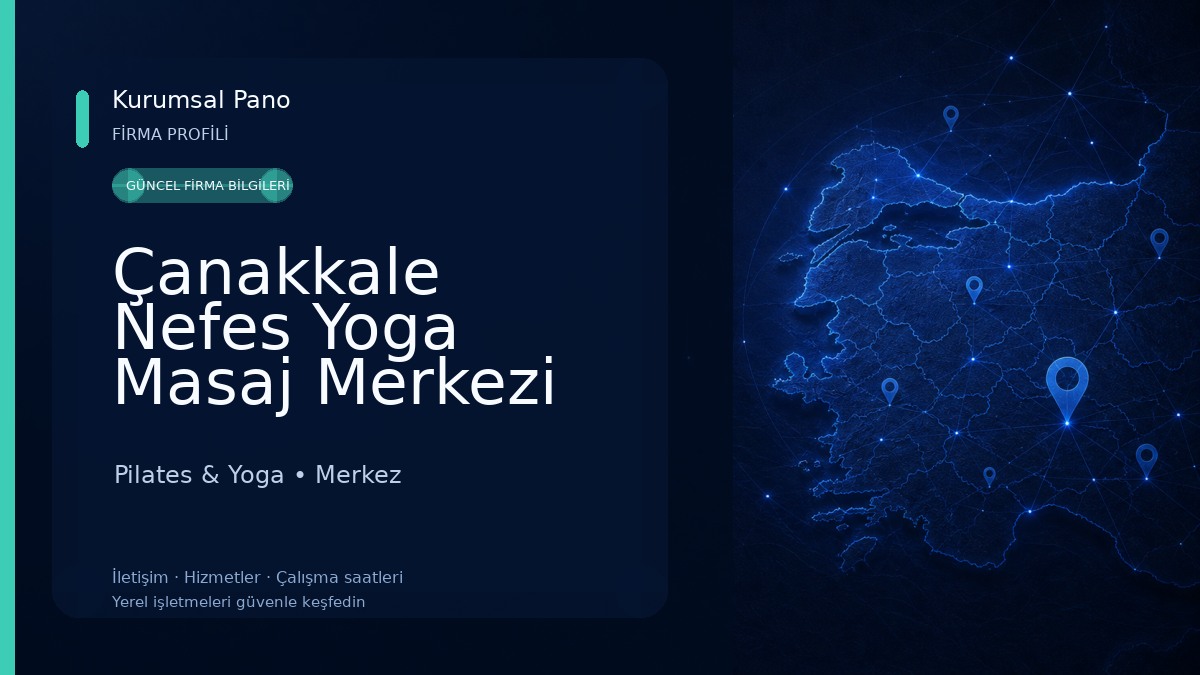 Çanakkale Nefes Yoga Masaj Merkezi Pilates & Yoga