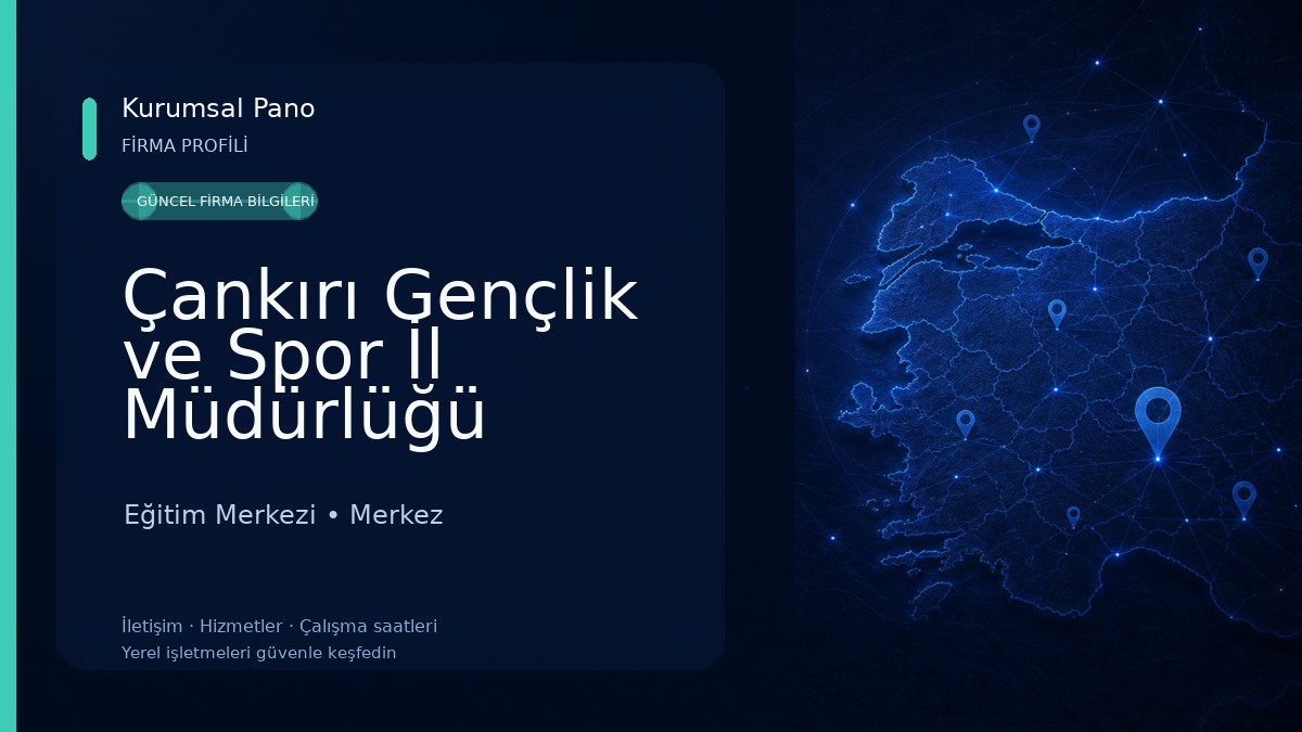 Çankırı Gençlik ve Spor İl Müdürlüğü