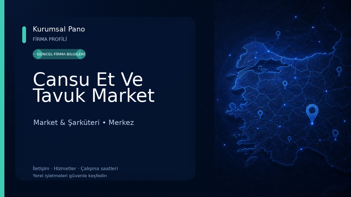 Cansu Et Ve Tavuk Market Market & Şarküteri