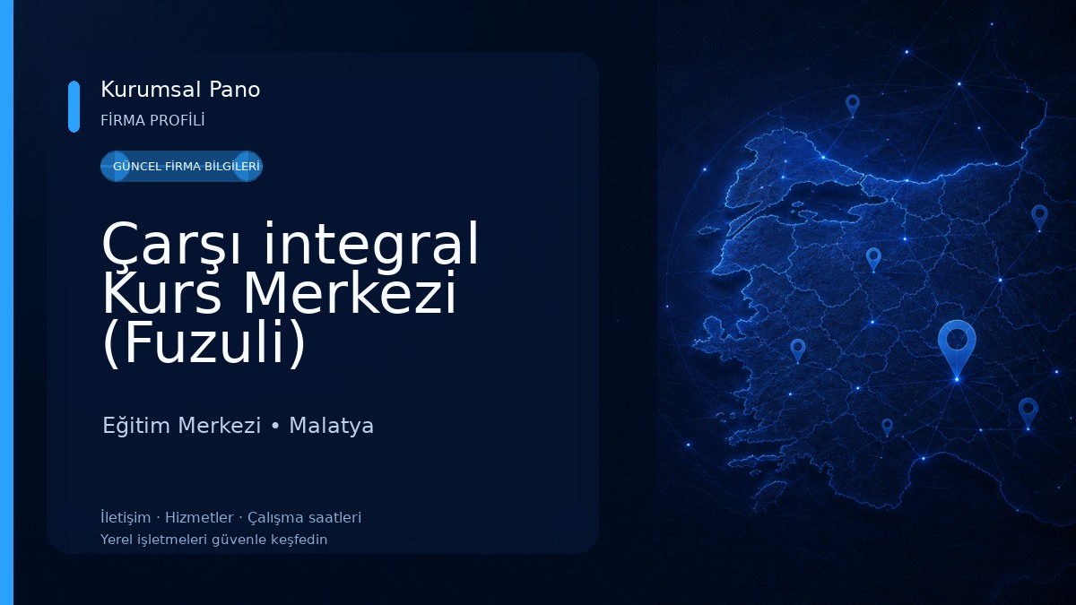 Çarşı integral Kurs Merkezi (Fuzuli)