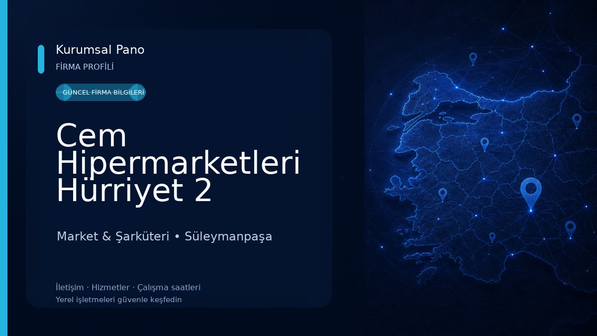 Cem Hipermarketleri Hürriyet 2 Şubesi Market & Şarküteri