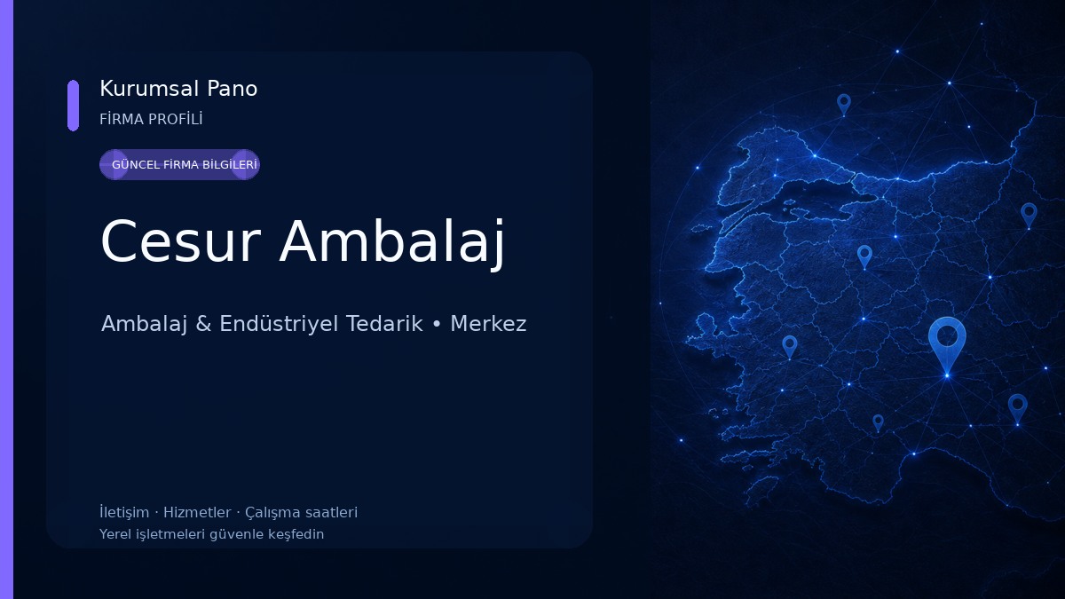 Cesur Ambalaj Ambalaj & Endüstriyel Tedarik