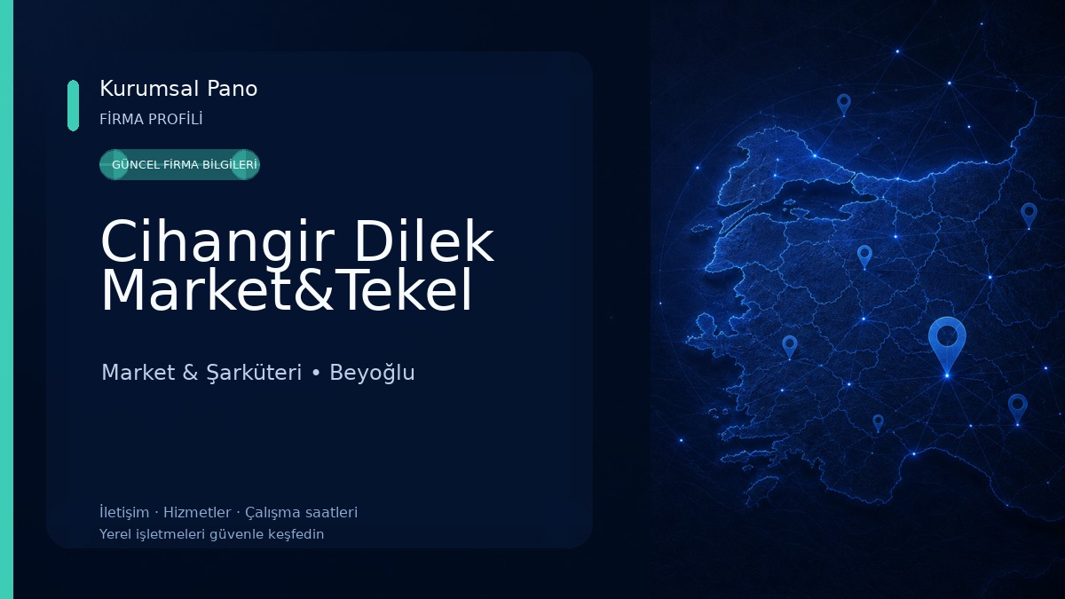 Cihangir Dilek Market&Tekel