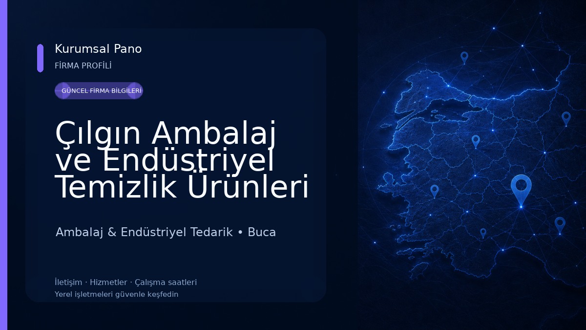 Çılgın Ambalaj ve Endüstriyel Temizlik Ürünleri Ambalaj & Endüstriyel Tedarik