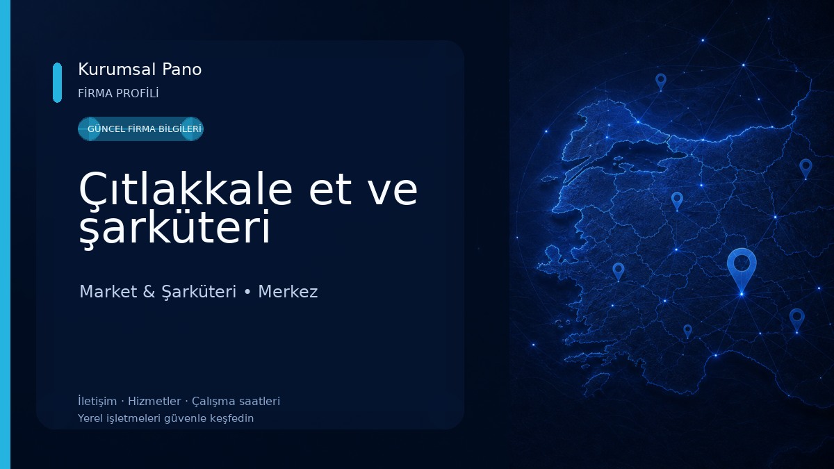 Çıtlakkale et ve şarküteri Market & Şarküteri