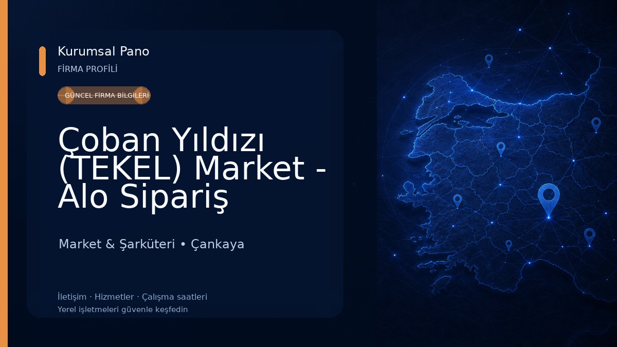 Çoban Yıldızı (TEKEL) Market - Alo Sipariş Market & Şarküteri