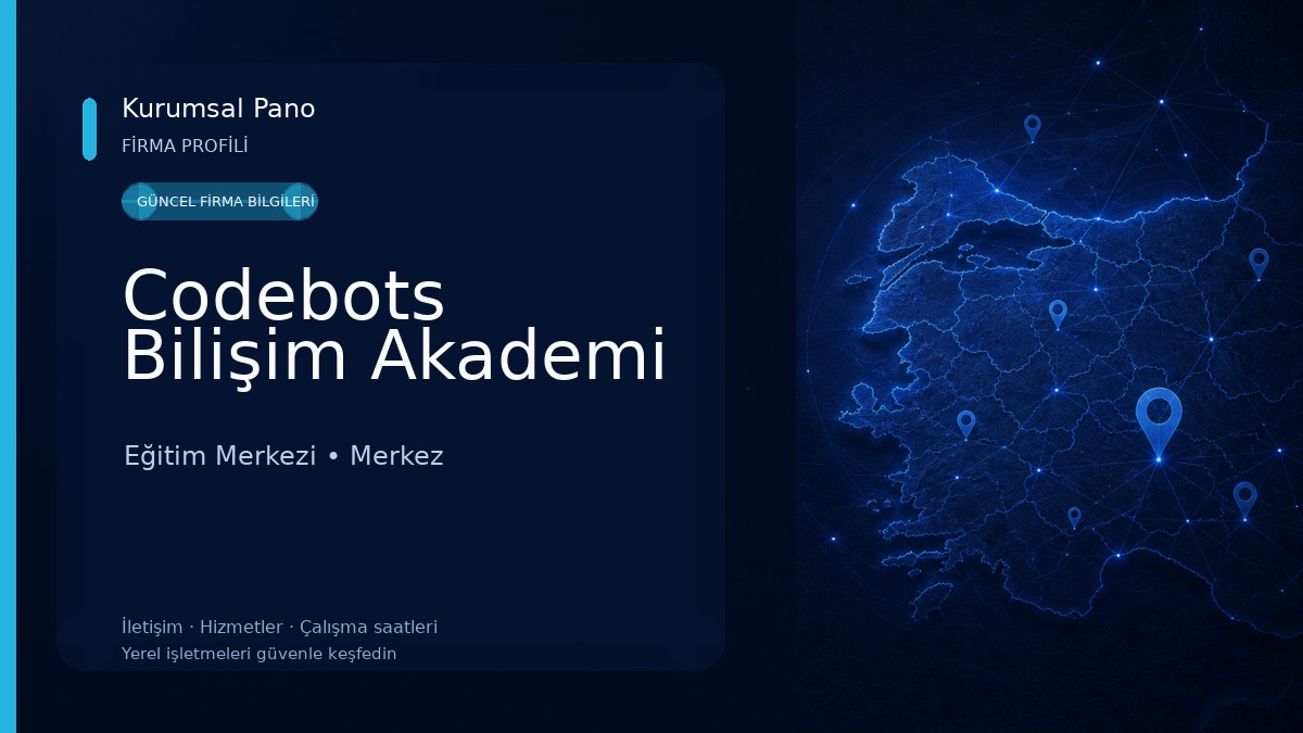 Codebots Bilişim Akademi Eğitim Merkezi
