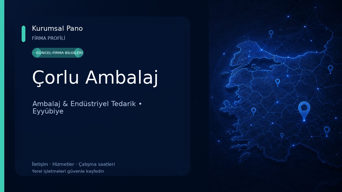 Çorlu Ambalaj Ambalaj & Endüstriyel Tedarik