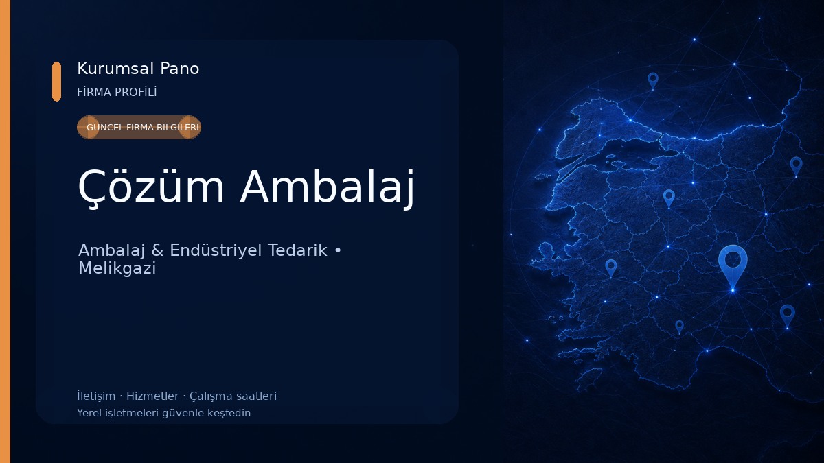 Çözüm Ambalaj Ambalaj & Endüstriyel Tedarik