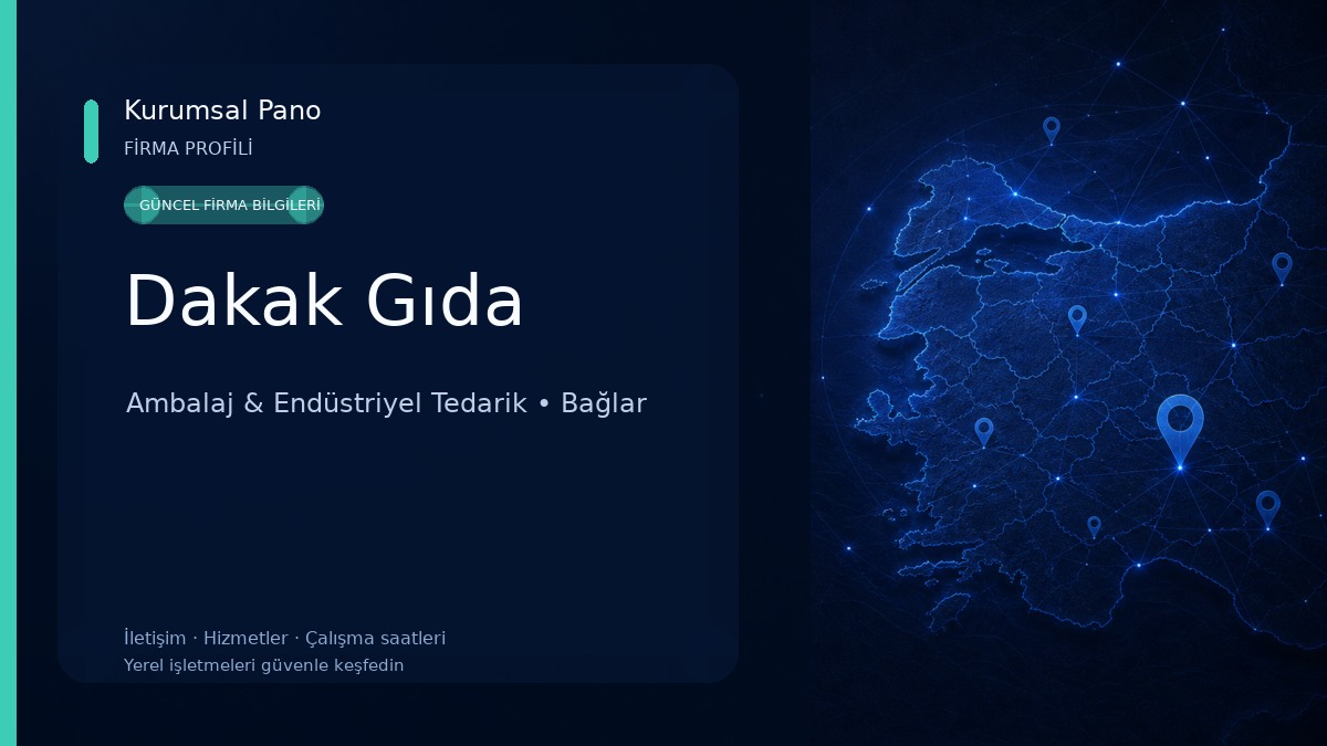 Dakak Gıda Ambalaj & Endüstriyel Tedarik