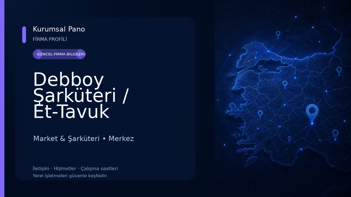 Debboy Şarküteri / Et-Tavuk