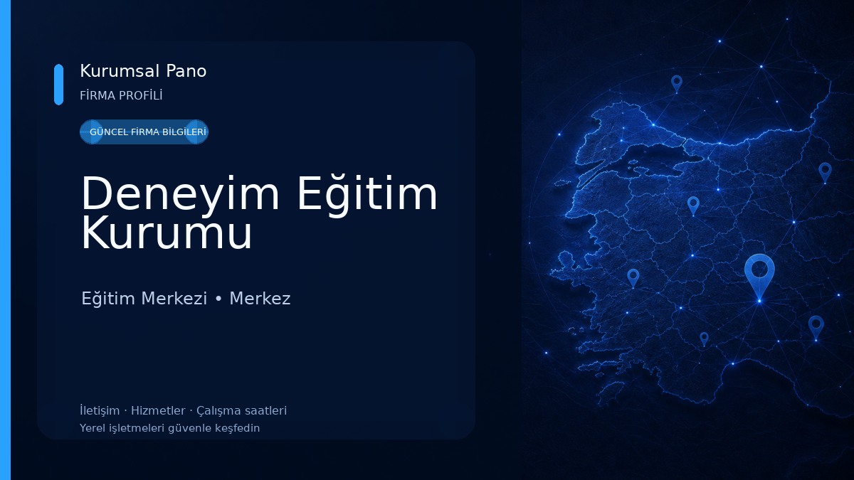 Deneyim Eğitim Kurumu
