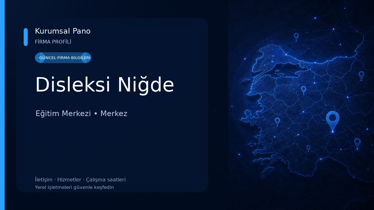 Disleksi Niğde Eğitim Merkezi