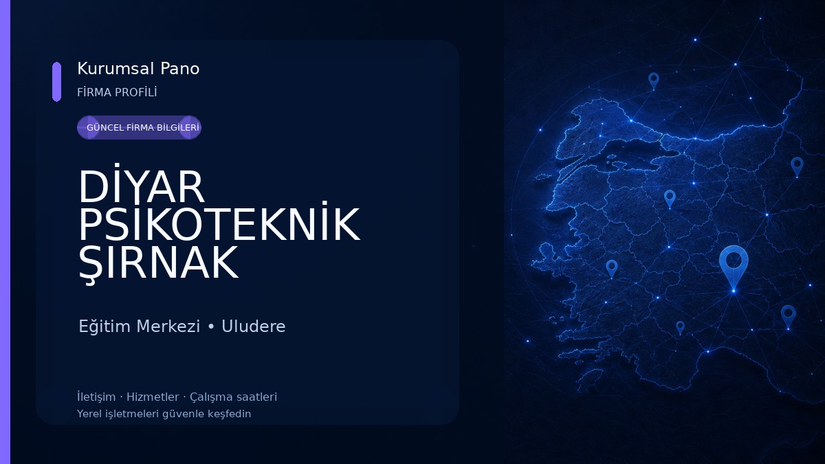 DİYAR PSİKOTEKNİK ŞIRNAK