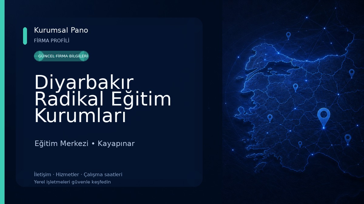 Diyarbakır Radikal Eğitim Kurumları Eğitim Merkezi