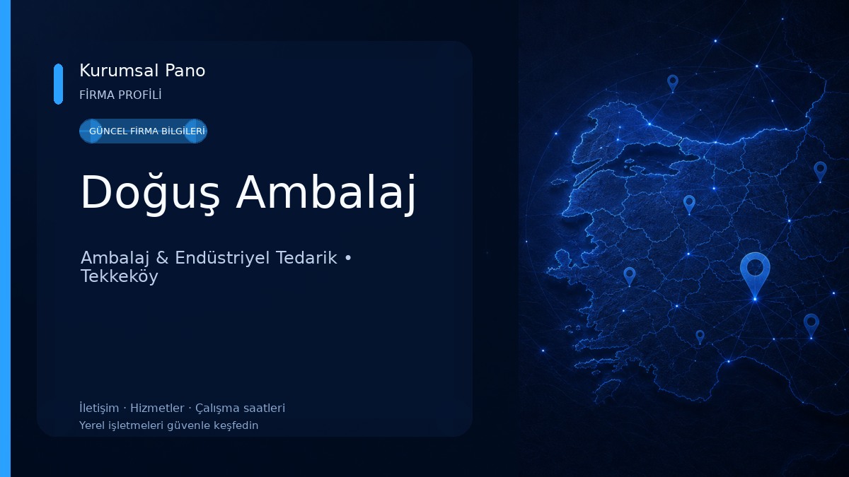 Doğuş Ambalaj Ambalaj & Endüstriyel Tedarik