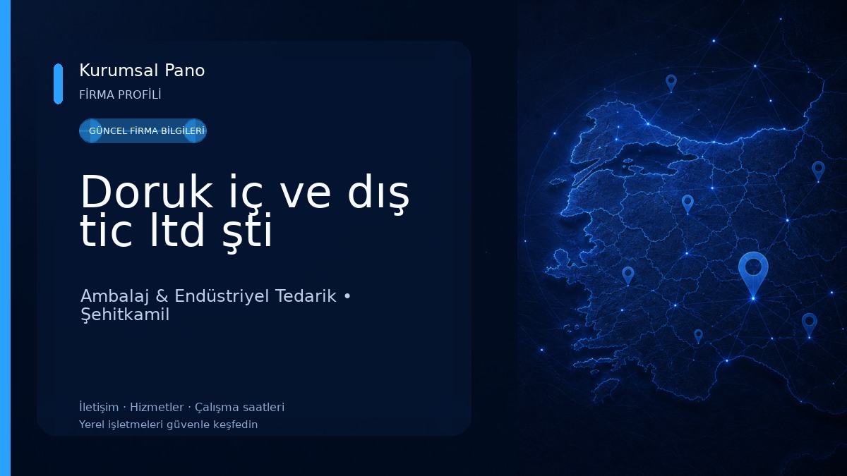 Doruk iç ve dış tic ltd şti