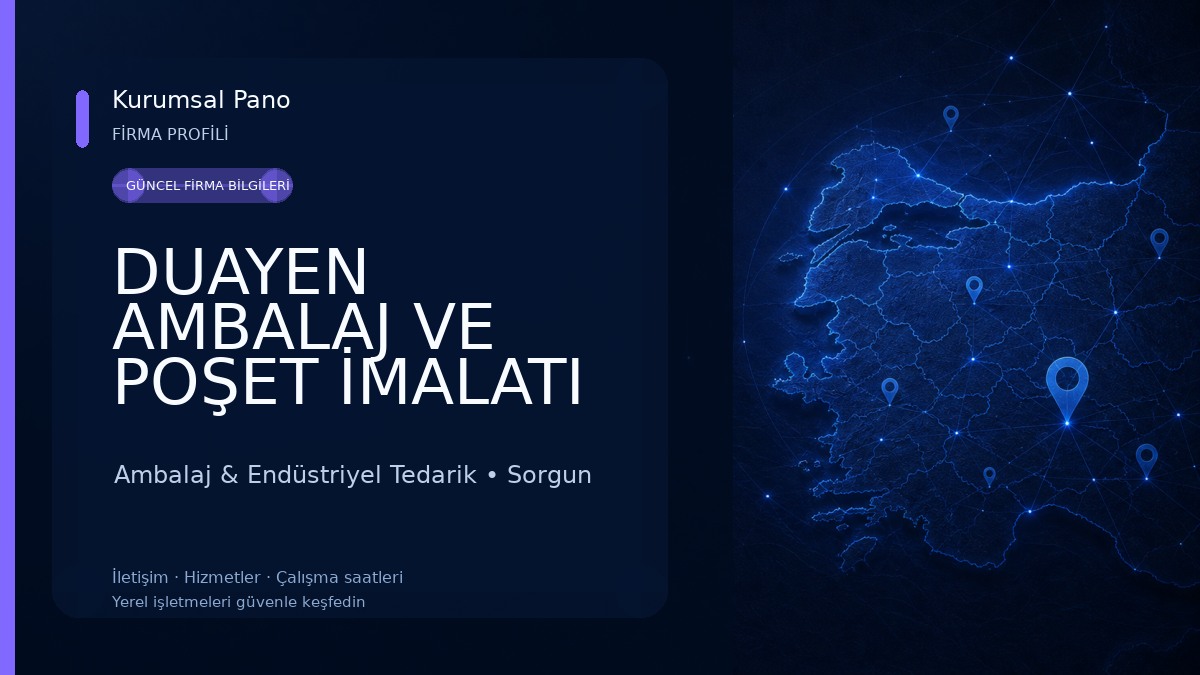 DUAYEN AMBALAJ VE POŞET İMALATI 