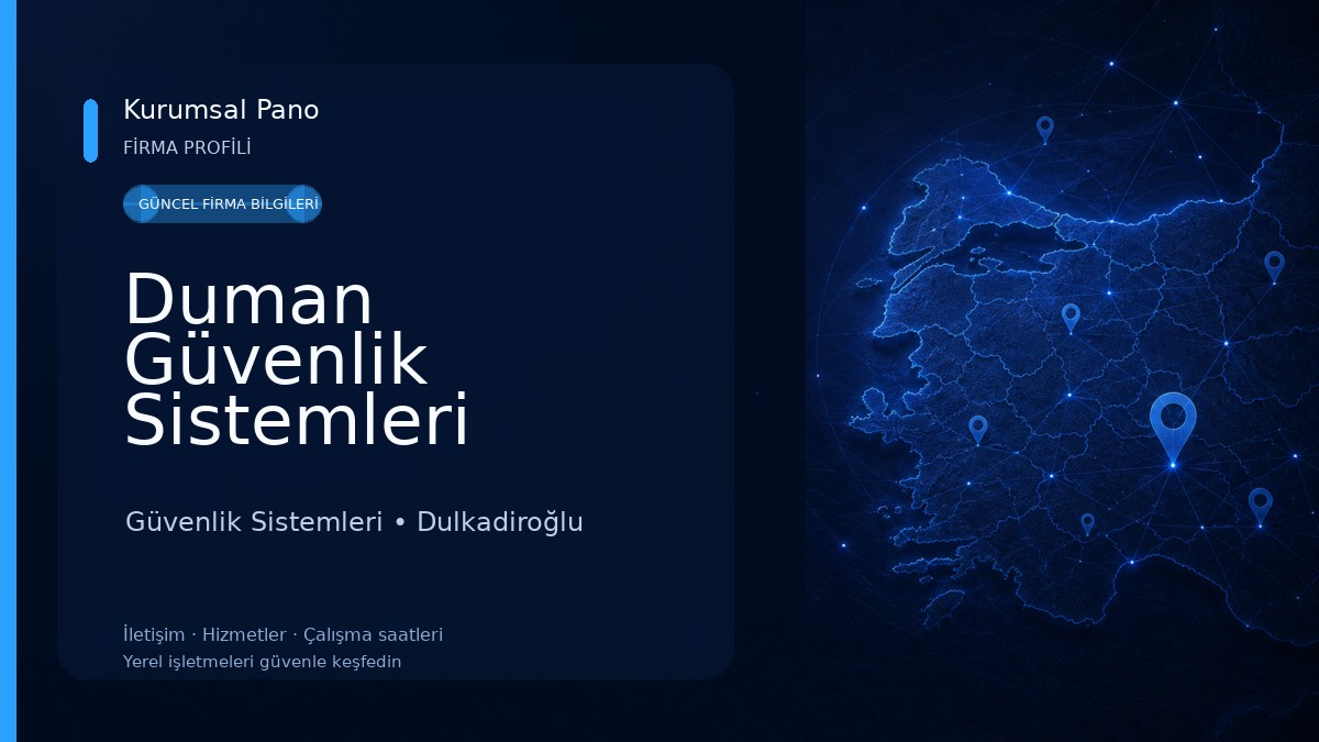 Duman Güvenlik Sistemleri Güvenlik Sistemleri