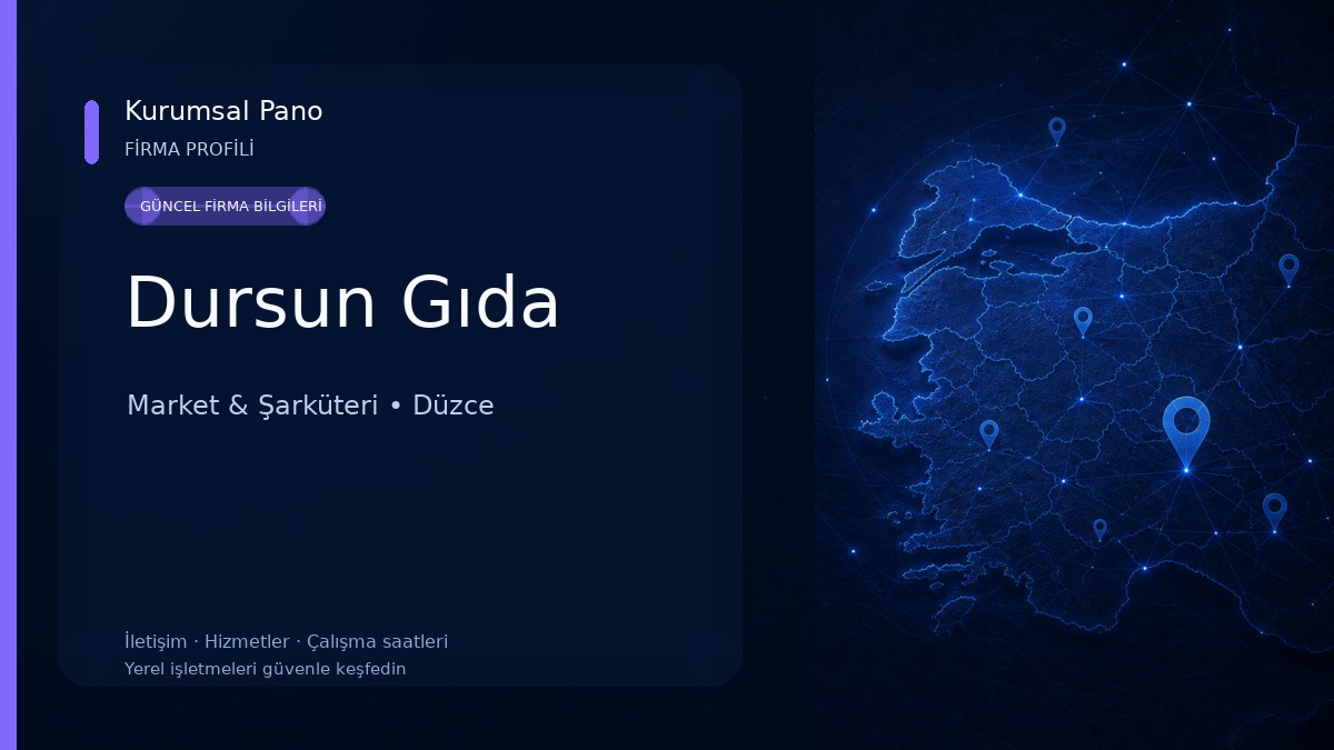 Dursun Gıda Market & Şarküteri