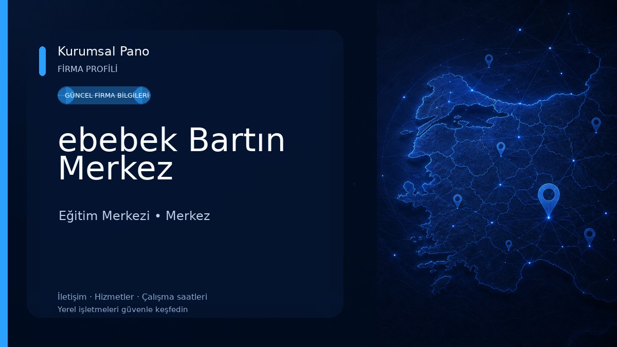 ebebek Bartın Merkez Eğitim Merkezi