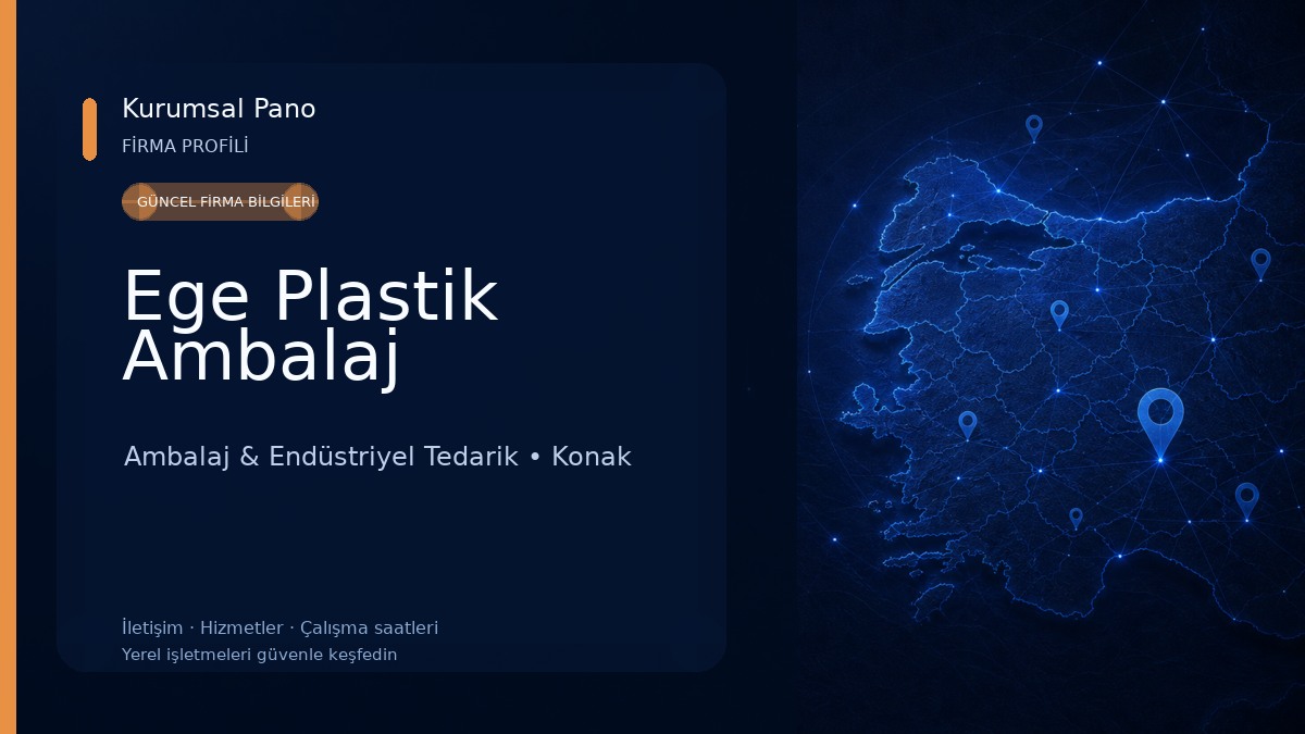 Ege Plastik Ambalaj Ambalaj & Endüstriyel Tedarik
