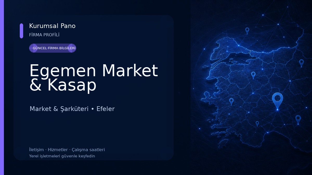 Egemen Market & Kasap Market & Şarküteri