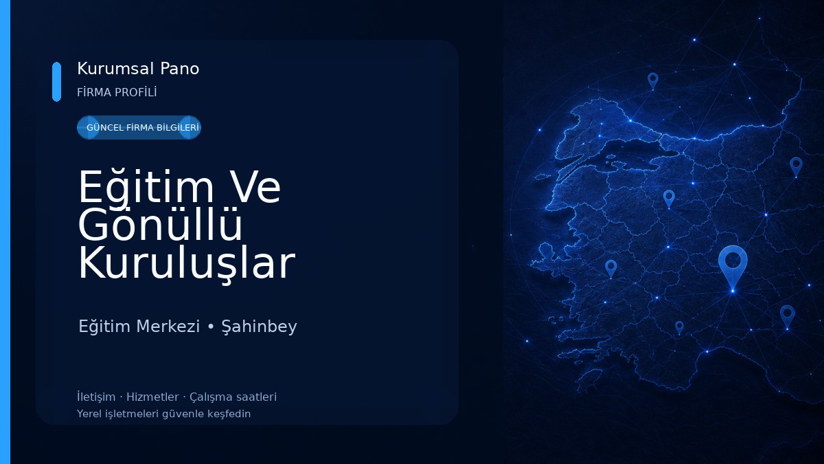Eğitim Ve Gönüllü Kuruluşlar Koorfinatörlüğü Eğitim Merkezi 