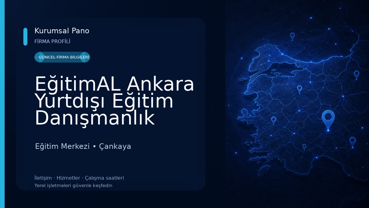 EğitimAL Ankara Yurtdışı Eğitim Danışmanlık Merkezi