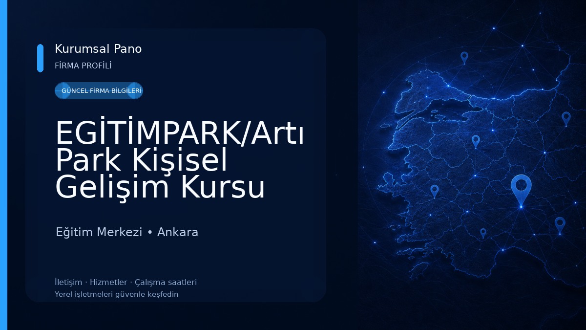 EGİTİMPARK/Artı Park Kişisel Gelişim Kursu Eğitim Merkezi