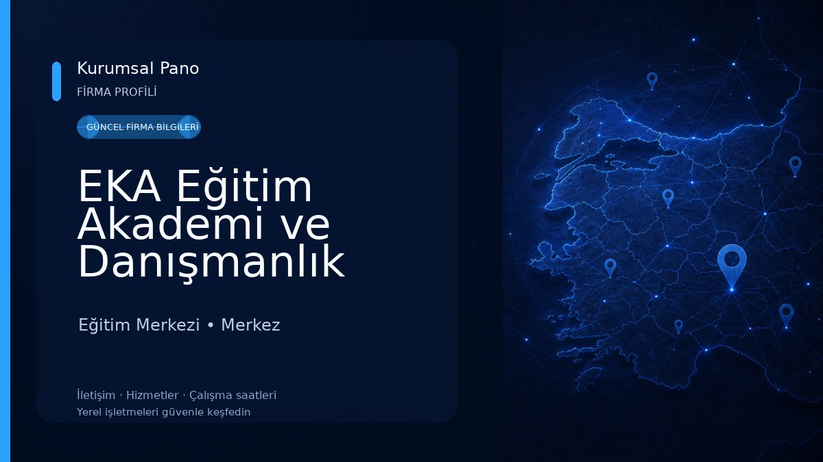EKA Eğitim Akademi ve Danışmanlık 