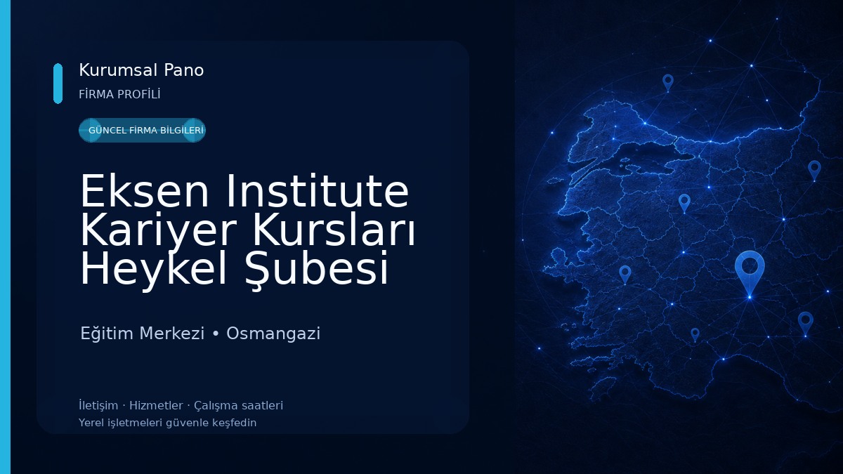 Eksen Institute Kariyer Kursları Heykel Şubesi