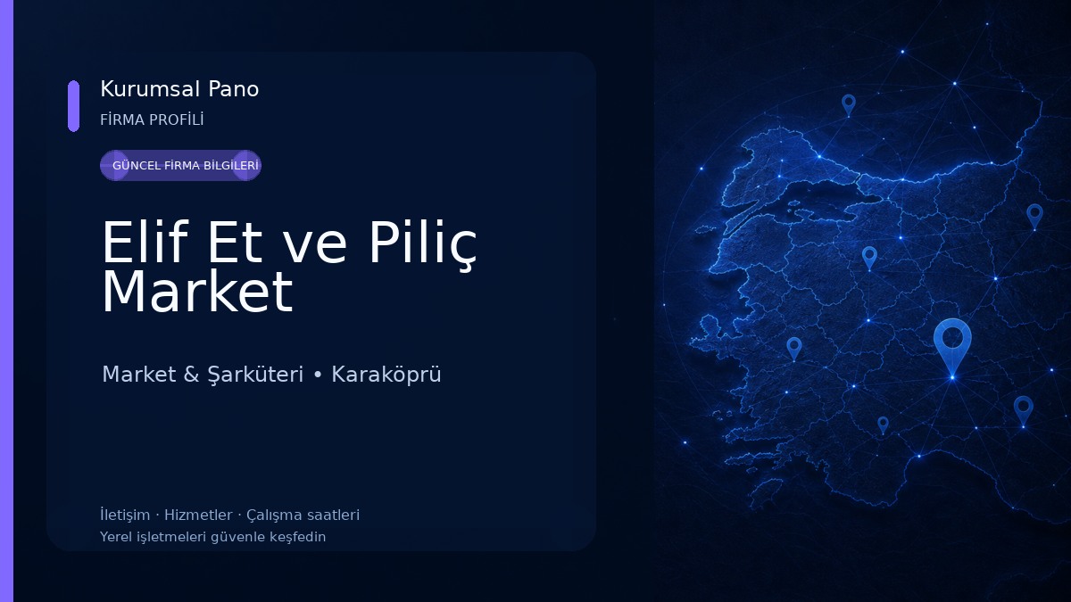 Elif Et ve Piliç Market Market & Şarküteri