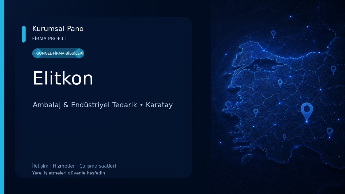 Elitkon Ambalaj & Endüstriyel Tedarik