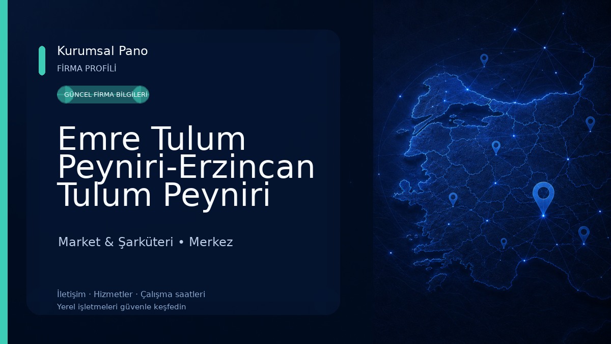 Emre Tulum Peyniri-Erzincan Tulum Peyniri Market & Şarküteri