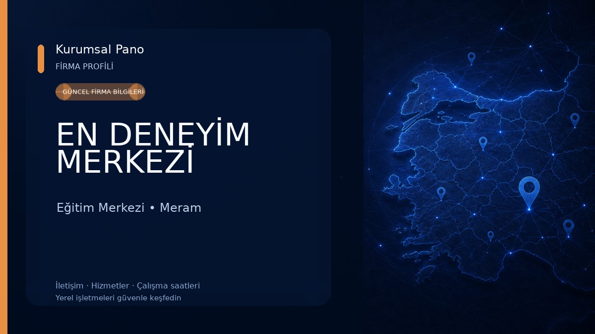 EN DENEYİM MERKEZİ 