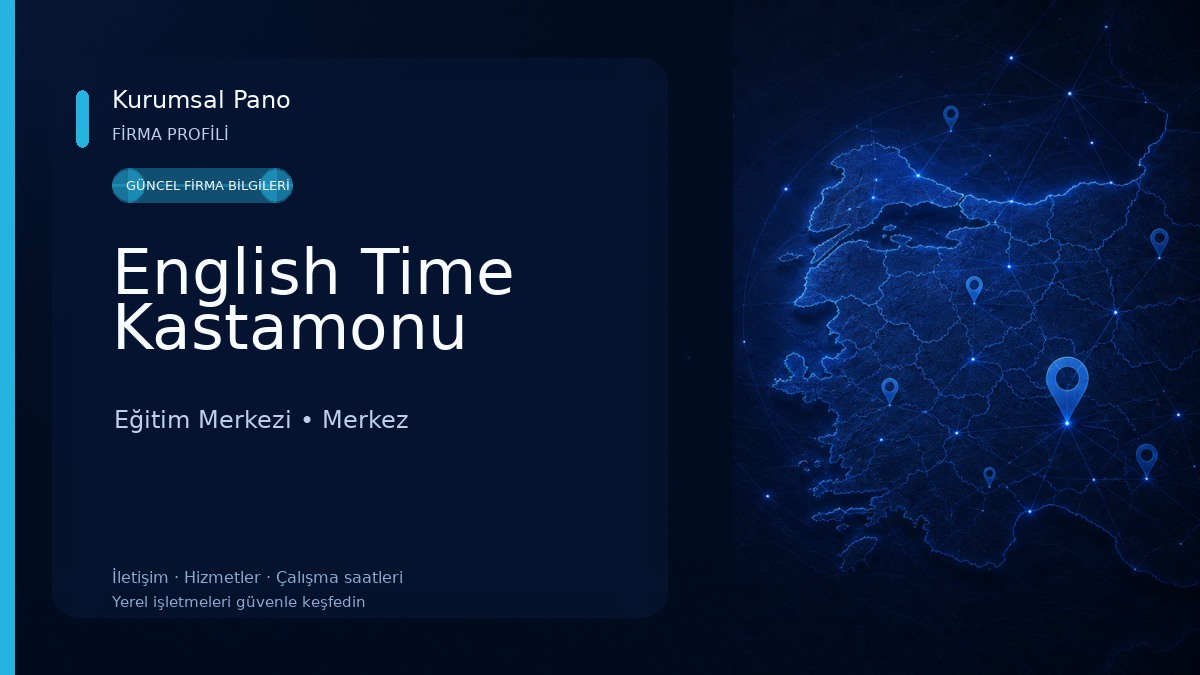 English Time Kastamonu Eğitim Merkezi