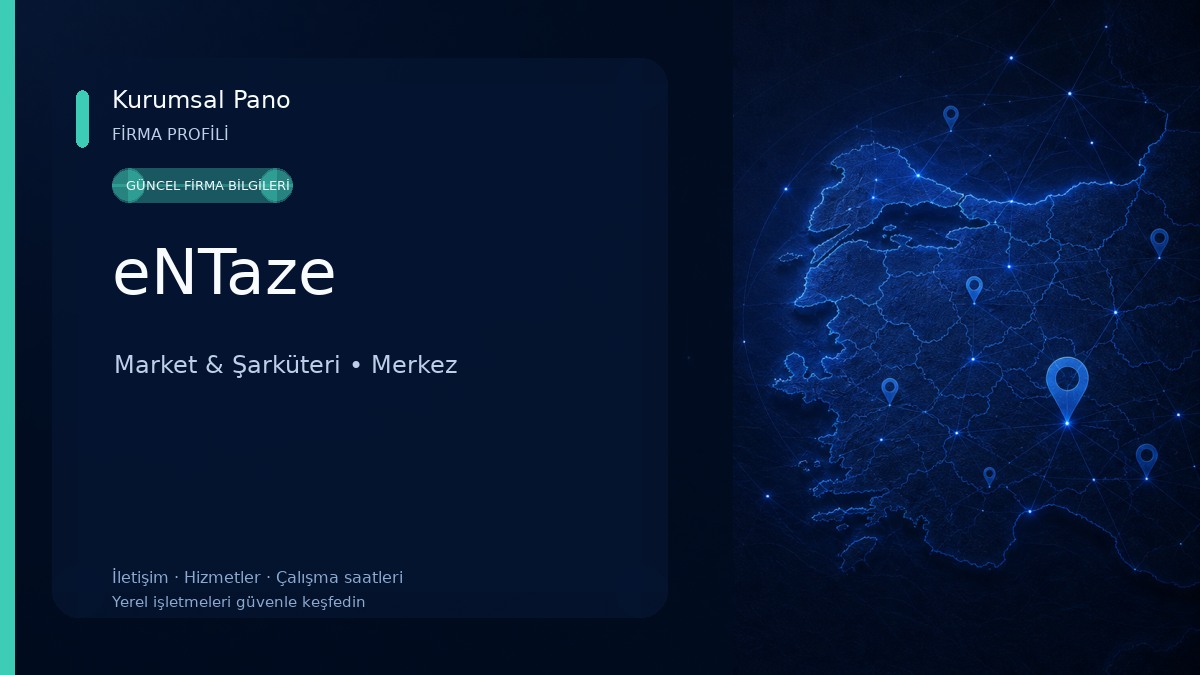 eNTaze Market & Şarküteri