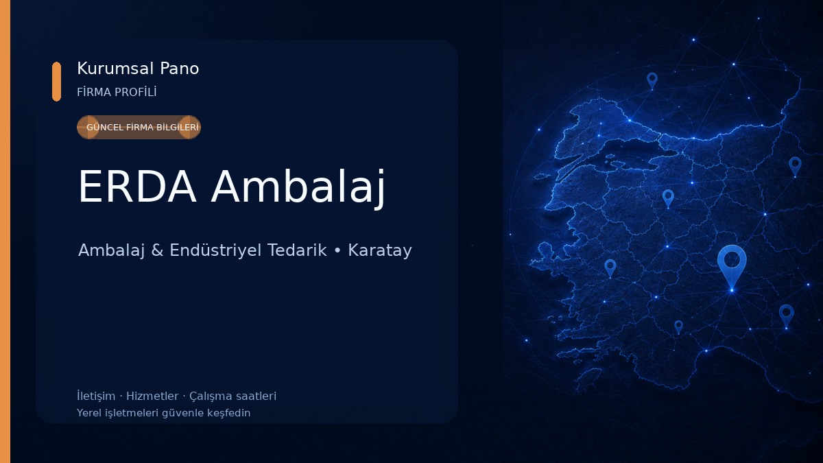 ERDA Ambalaj Ambalaj & Endüstriyel Tedarik
