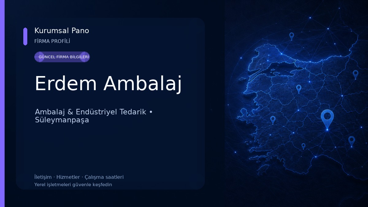 Erdem Ambalaj Ambalaj & Endüstriyel Tedarik