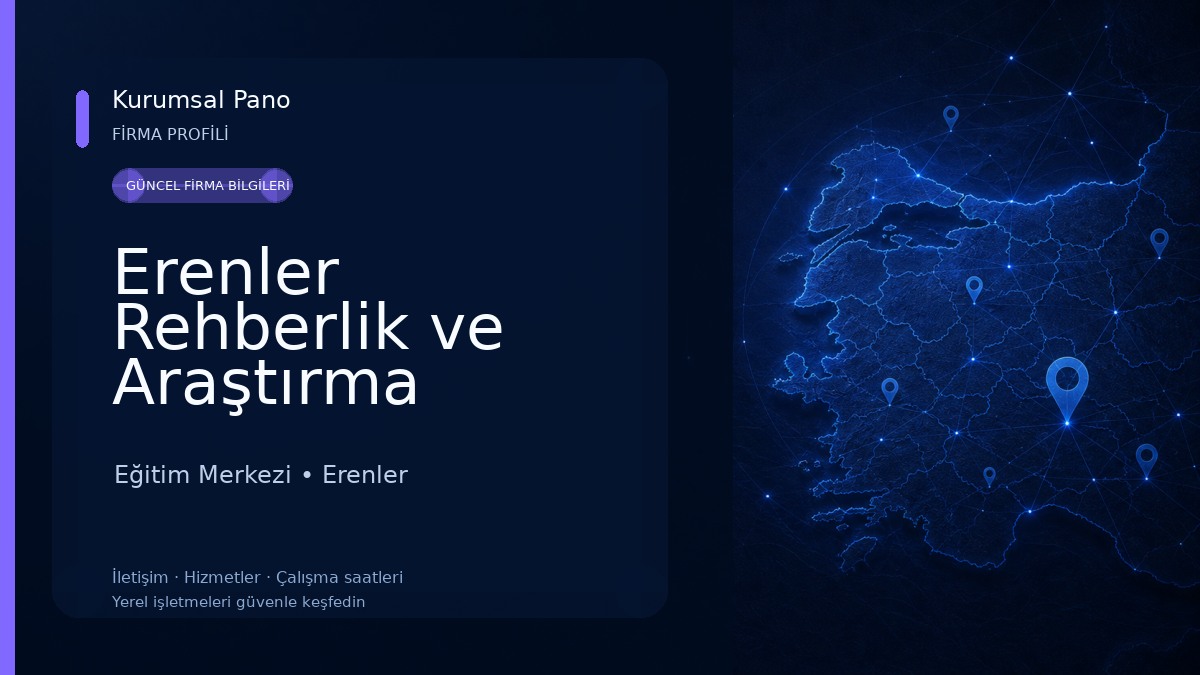 Erenler Rehberlik ve Araştırma Merkezi Eğitim Merkezi