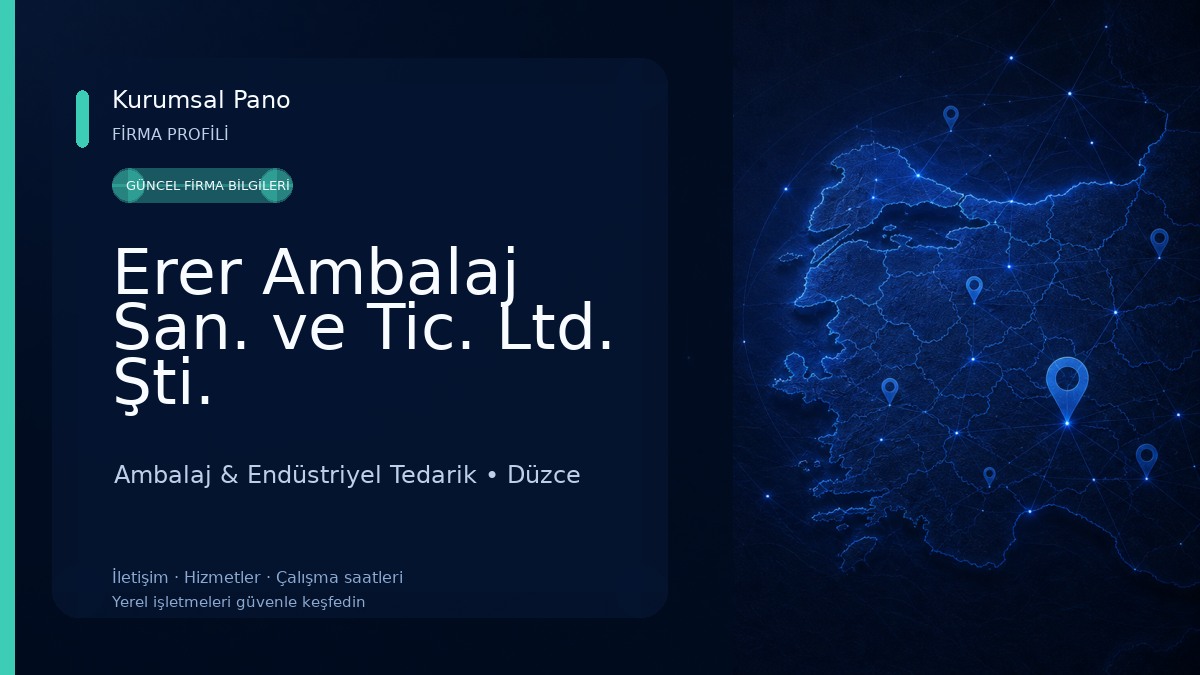 Erer Ambalaj San. ve Tic. Ltd. Şti. 