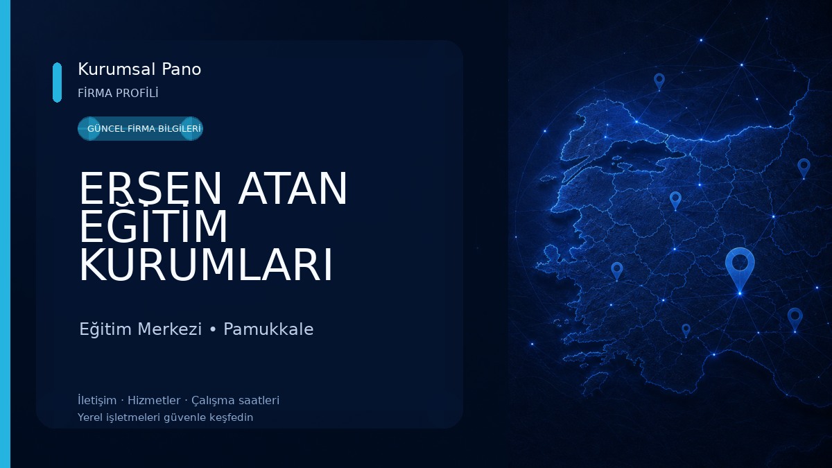 ERSEN ATAN EĞİTİM KURUMLARI