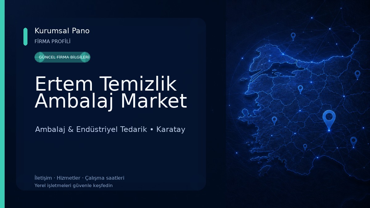 Ertem Temizlik Ambalaj Market 