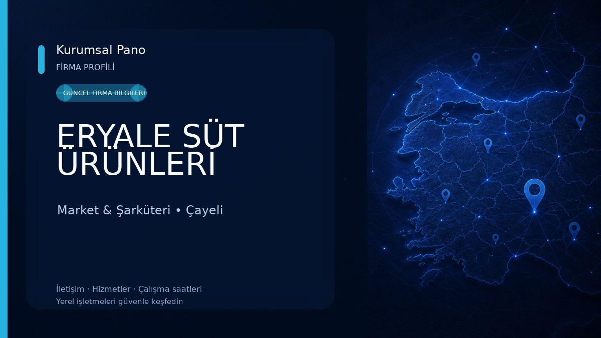 ERYALE SÜT ÜRÜNLERİ Market & Şarküteri